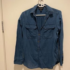 J. Crew Chambray Top